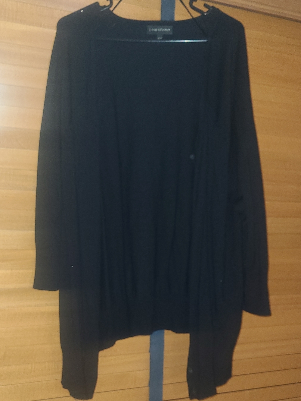 Lane Bryant Black Long Sleeve Cardigan